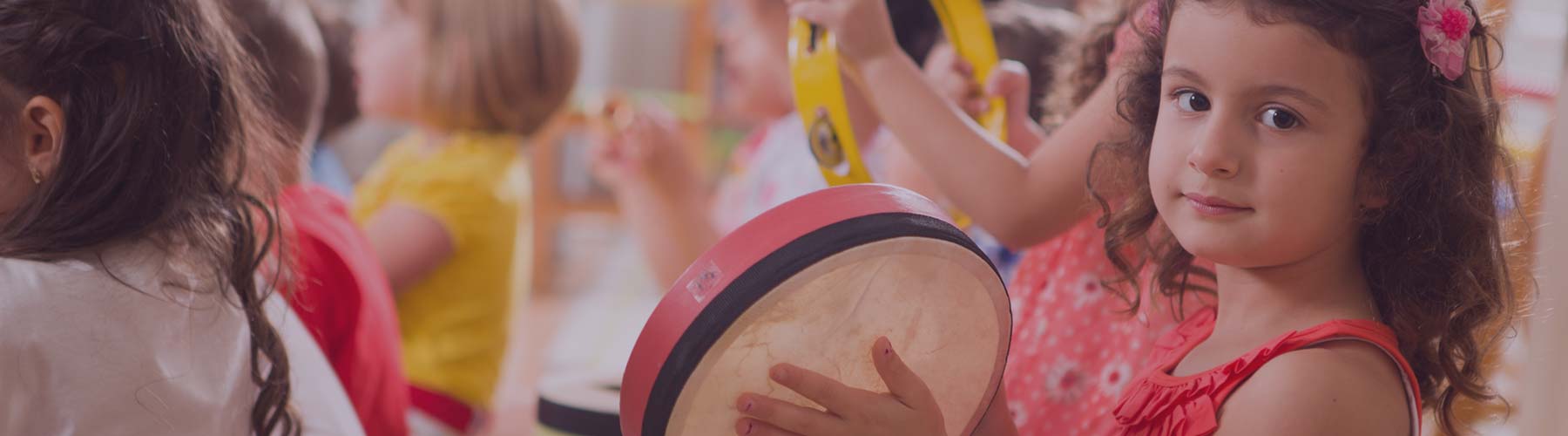 Kids singing and playing music